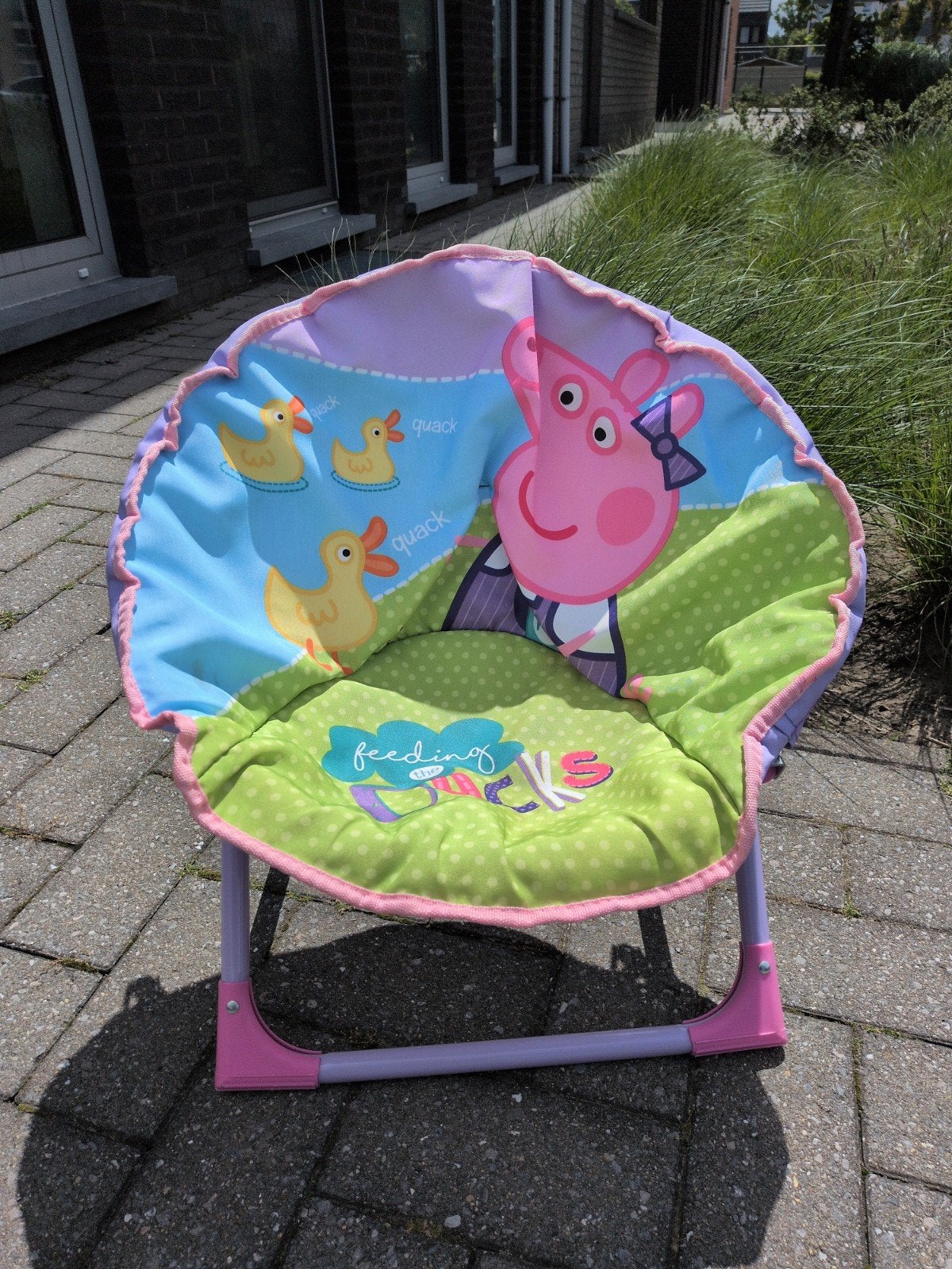 Peppa pig kinderzetel, Ophalen