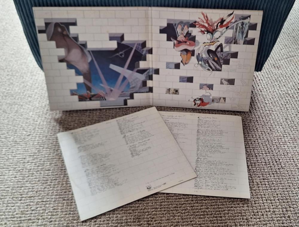 Dubbel Elpee, LP, Vinyl The Wall van Pink Floyd., 12 pouces, Pop rock, Enlèvement ou Envoi, Utilisé