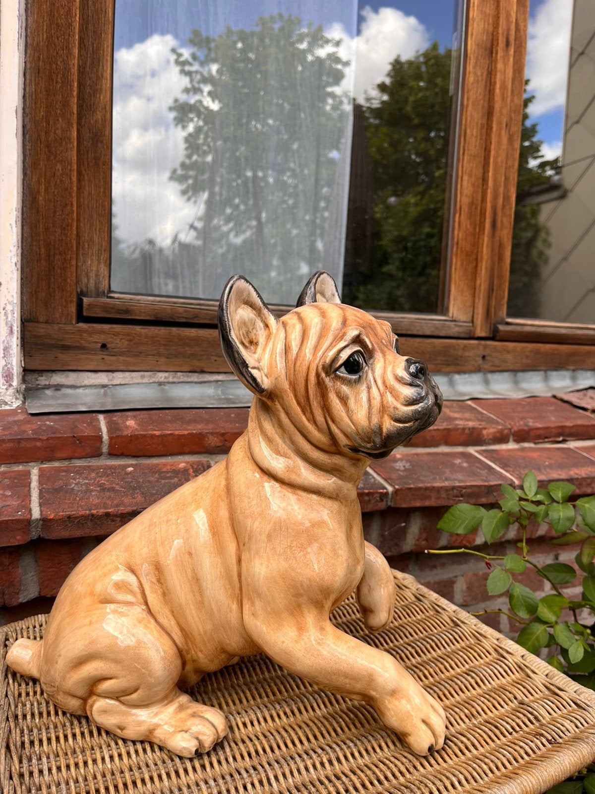Italiaans porseleinen beeld hond, Enlèvement, Comme neuf