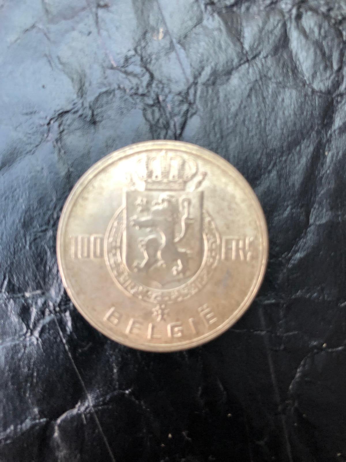Muntstuk van 100 frank, Postzegels en Munten, Ophalen of Verzenden