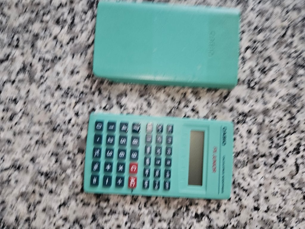 Casio rekenmachine FX junior, Enlèvement