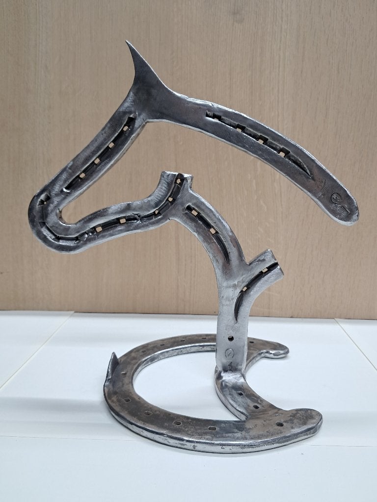 Paardenhoofd, Ophalen, 20 - 50 cm, Beeld, Handgemaakt