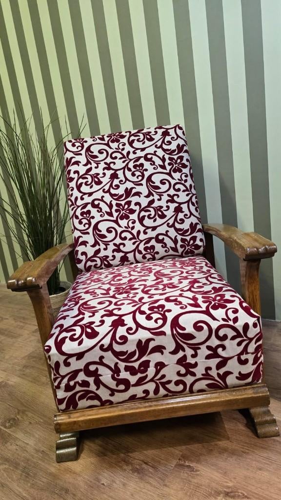 Vintage Relaxstoel, Huis en Inrichting, Ophalen, Stof