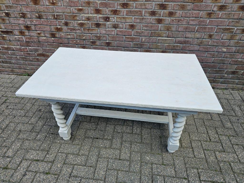 eettafel, Ophalen, 17e-eeuwse Barok, Eikenhout, 50 tot 100 cm