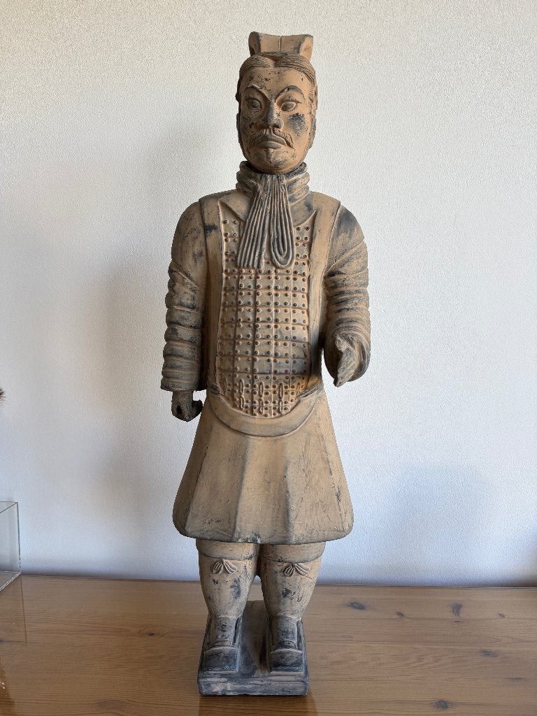 Statue soldat en terre cuite, Antiquités & Art, Enlèvement