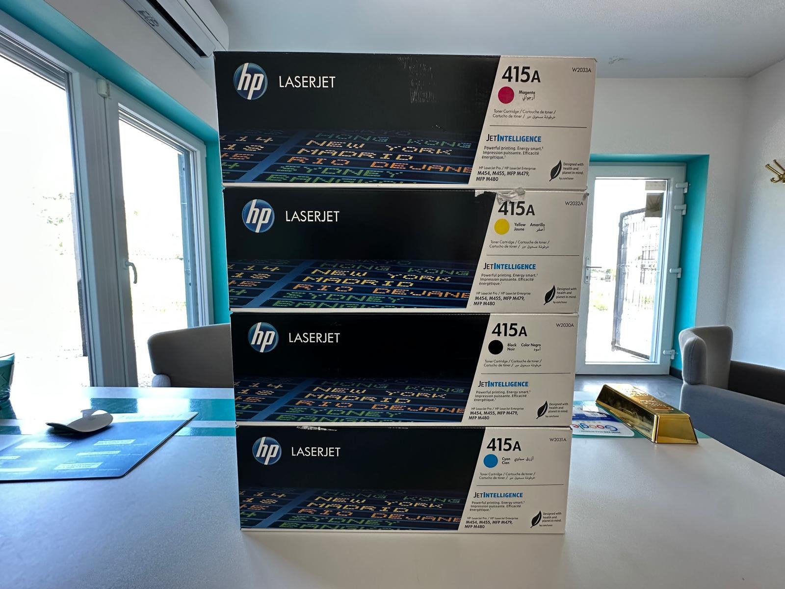 Pack complet de toners HP LaserJet 415A d’origine – Neufs, Enlèvement ou Envoi, Neuf