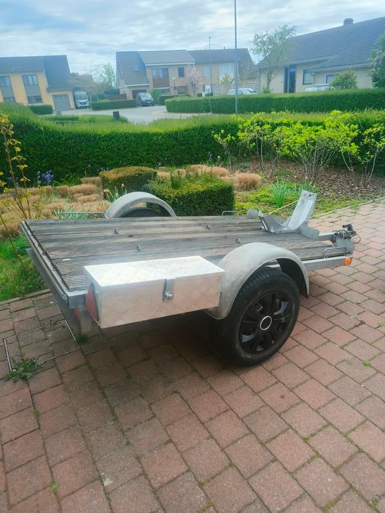 Motor aanhangwagen 1 motor te huur 1 dag, of meerdere dagen, Auto diversen, Aanhangers en Bagagewagens, Ophalen of Verzenden