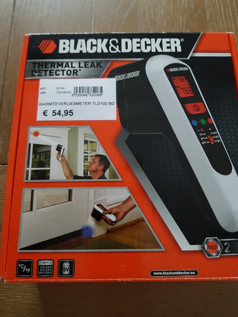 Détecteur de fuite thermique Black & Decker, Enlèvement ou Envoi, Comme neuf, Température
