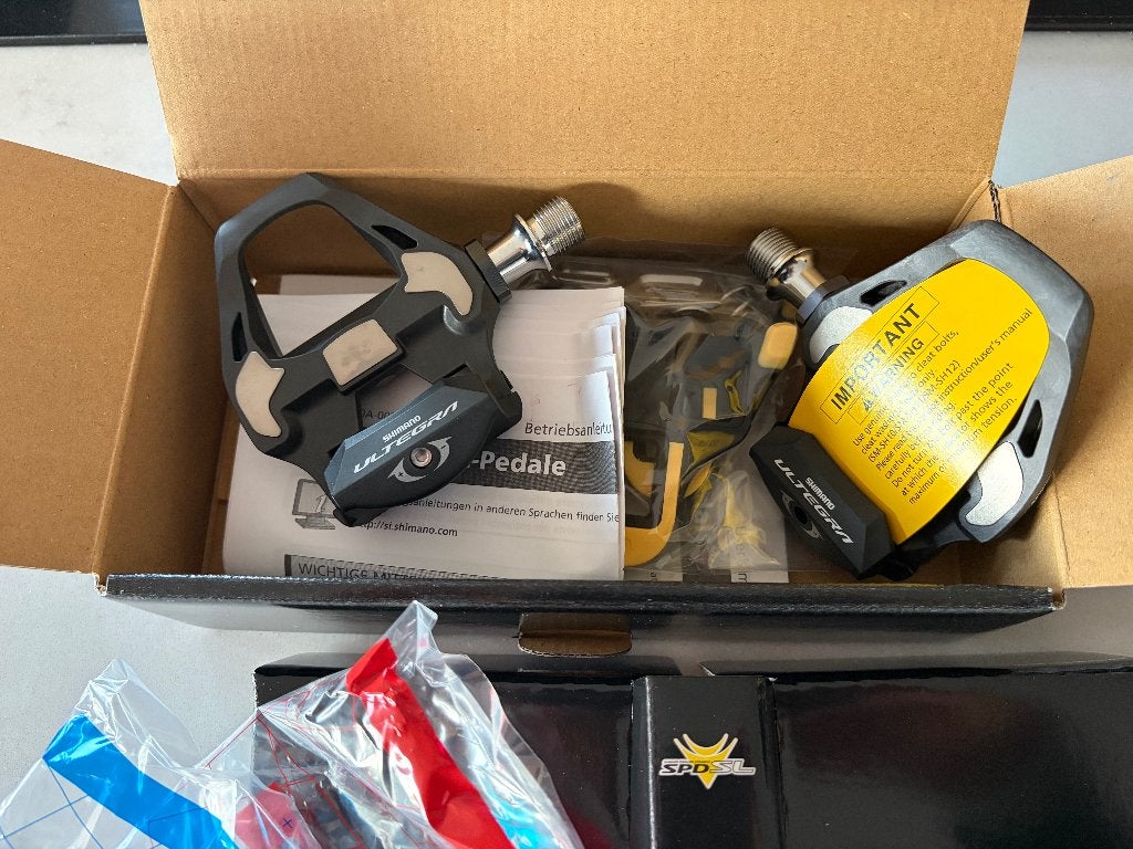 Pédales en carbone Shimano Ultegra, Enlèvement ou Envoi, Neuf, Carbone