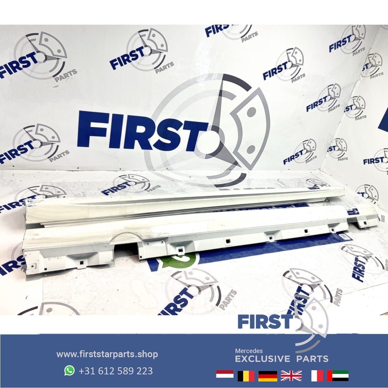 W205 S205 AMG sideskirts Mercedes C Klasse 2014-2021 AMG zij, Utilisé, -, -, Enlèvement ou Envoi
