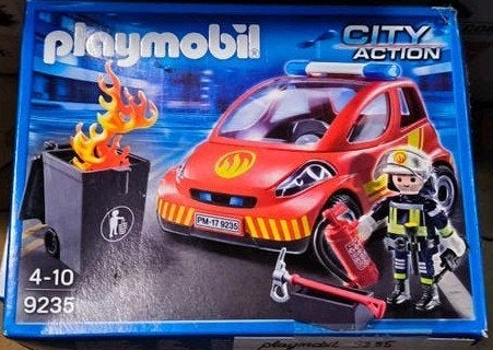 Playmobil 9235 brandweerauto, Ophalen, Zo goed als nieuw