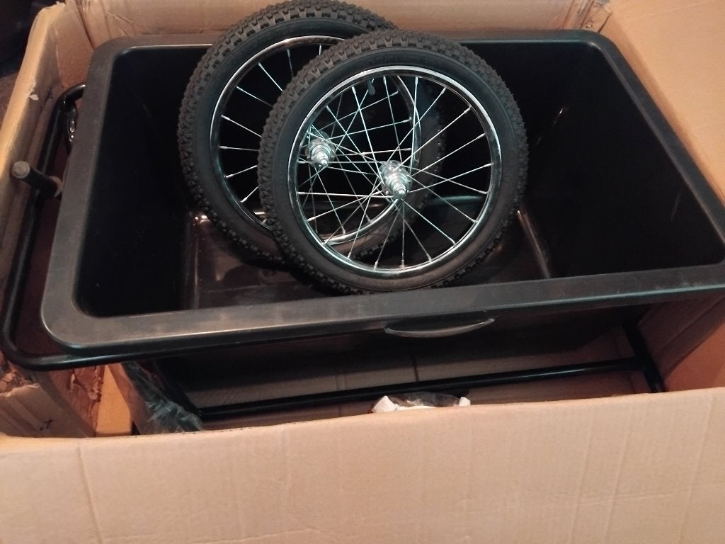 fietskar aanhangwagen voor fiets nieuw, Ophalen, Zo goed als nieuw