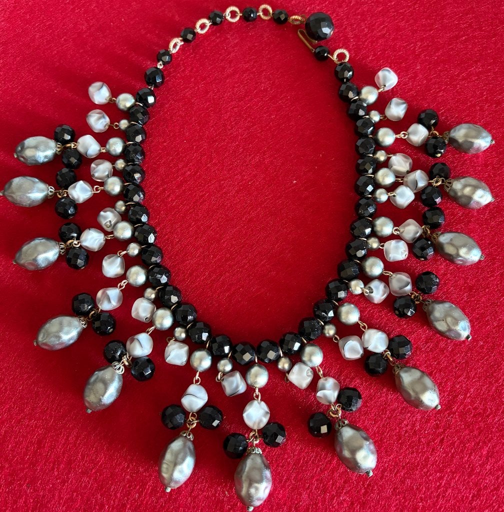 Collier Vintage Années 1980 - Bijoux de Mode, Enlèvement ou Envoi, Autres matériaux, Collier