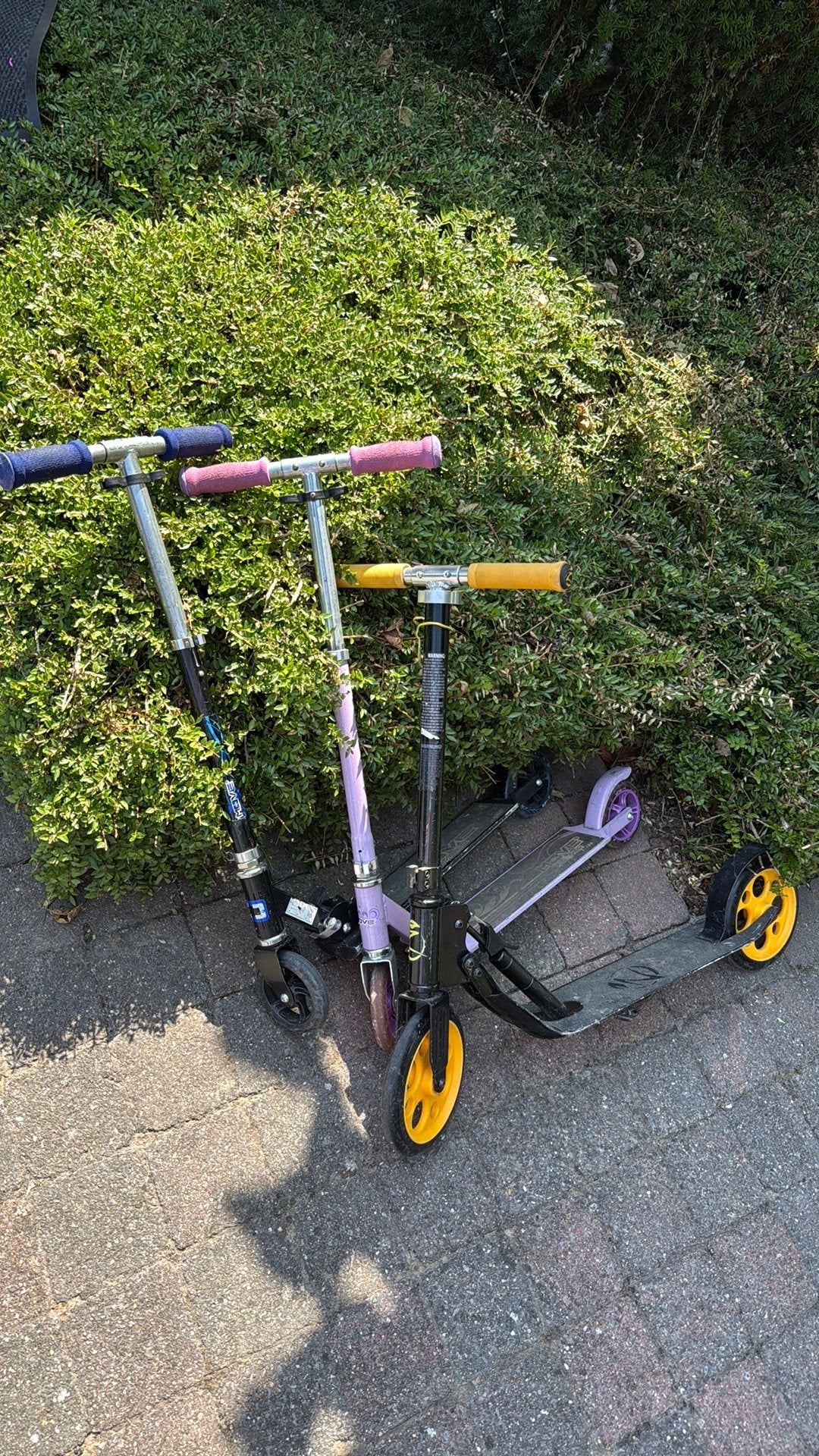 3 mini steps kids, Fietsen en Brommers, Steps, Ophalen, Zo goed als nieuw