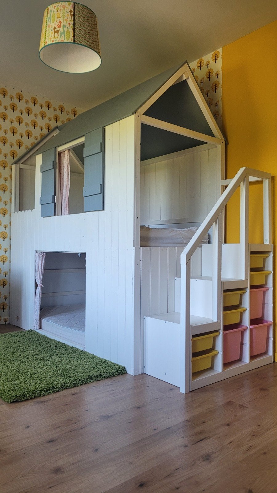 Hoogslaper Ikea Kura, Enfants & Bébés, Chambre d'enfant | Lits superposés & Lits mezzanines, Enlèvement, Utilisé, Lit mezzanine