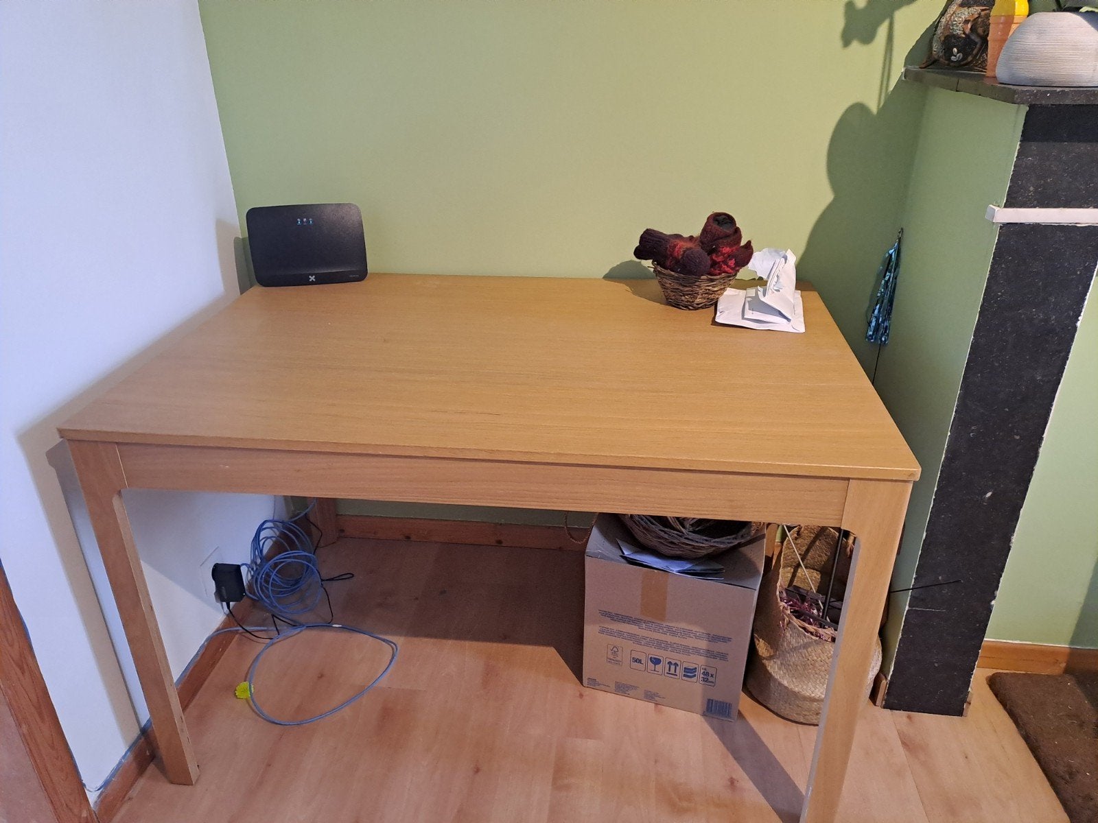 IKEA Ekedalen/Lillanas Table extensible 120/180 cm, Quatre personnes, 150 à 200 cm, Enlèvement, Utilisé