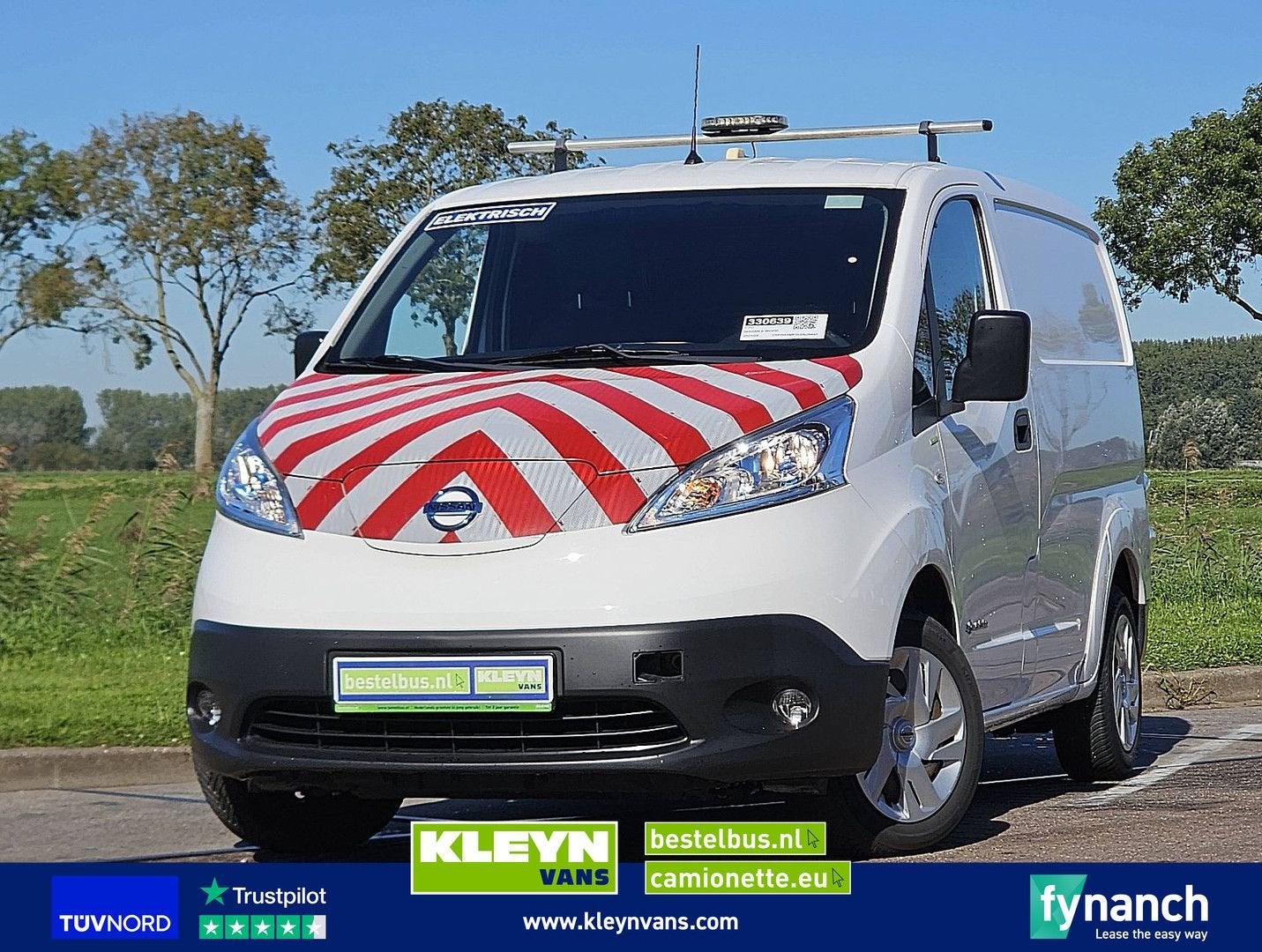 Nissan E-NV200 ac aut wltp 200 kms, Auto's, Automaat, Wit, Te koop, ABS