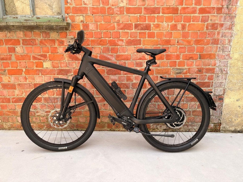 Stromer ST3-Pinion XL + vering_Nieuwstaat, 50 km par batterie ou plus, Comme neuf, Stromer, Enlèvement