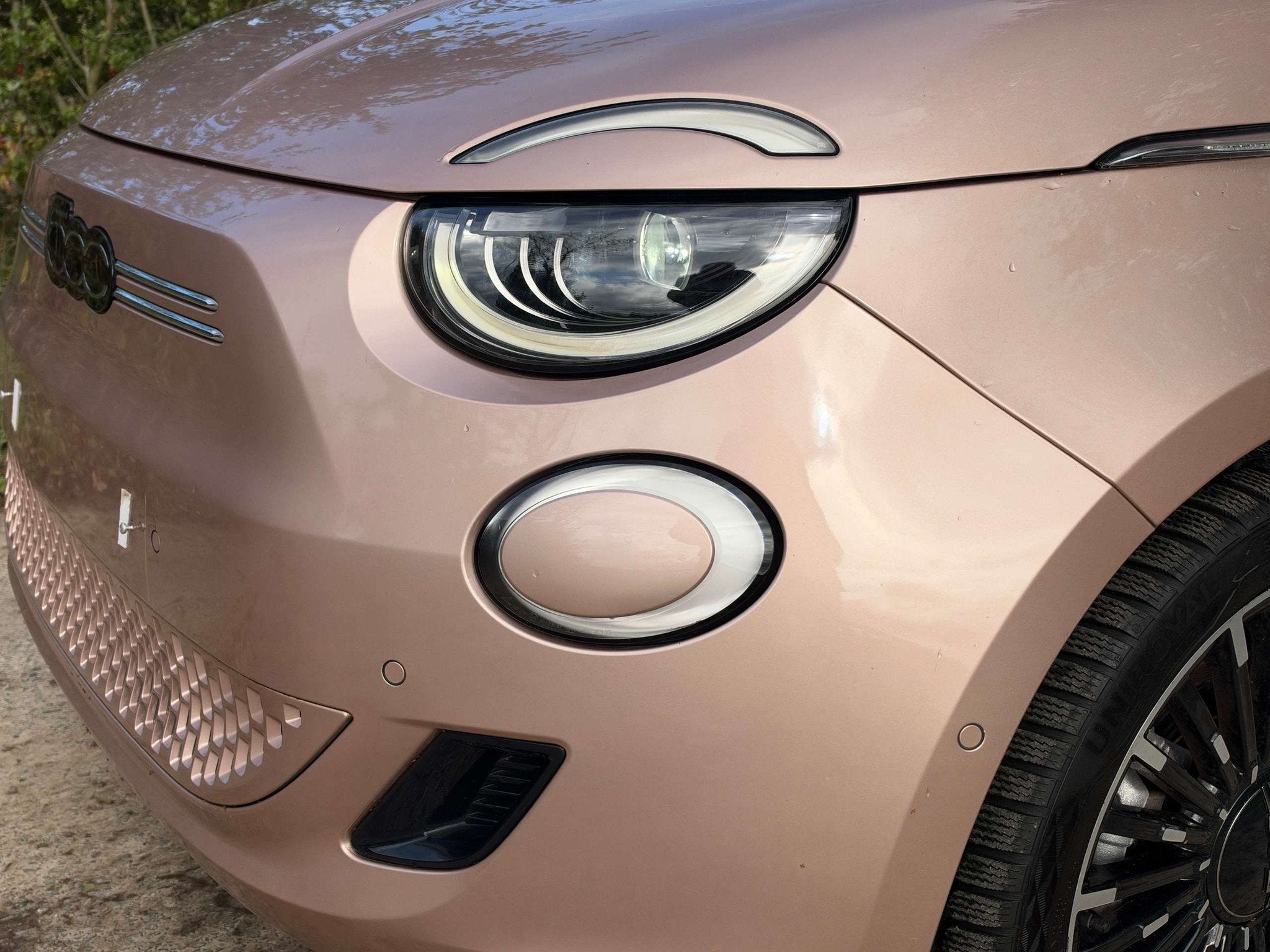 Fiat 500E 42 kWh La Prima berline Prix TVAC Toit pano Possib, Autos, Cuir, Achat, 87 kW, 2 portes