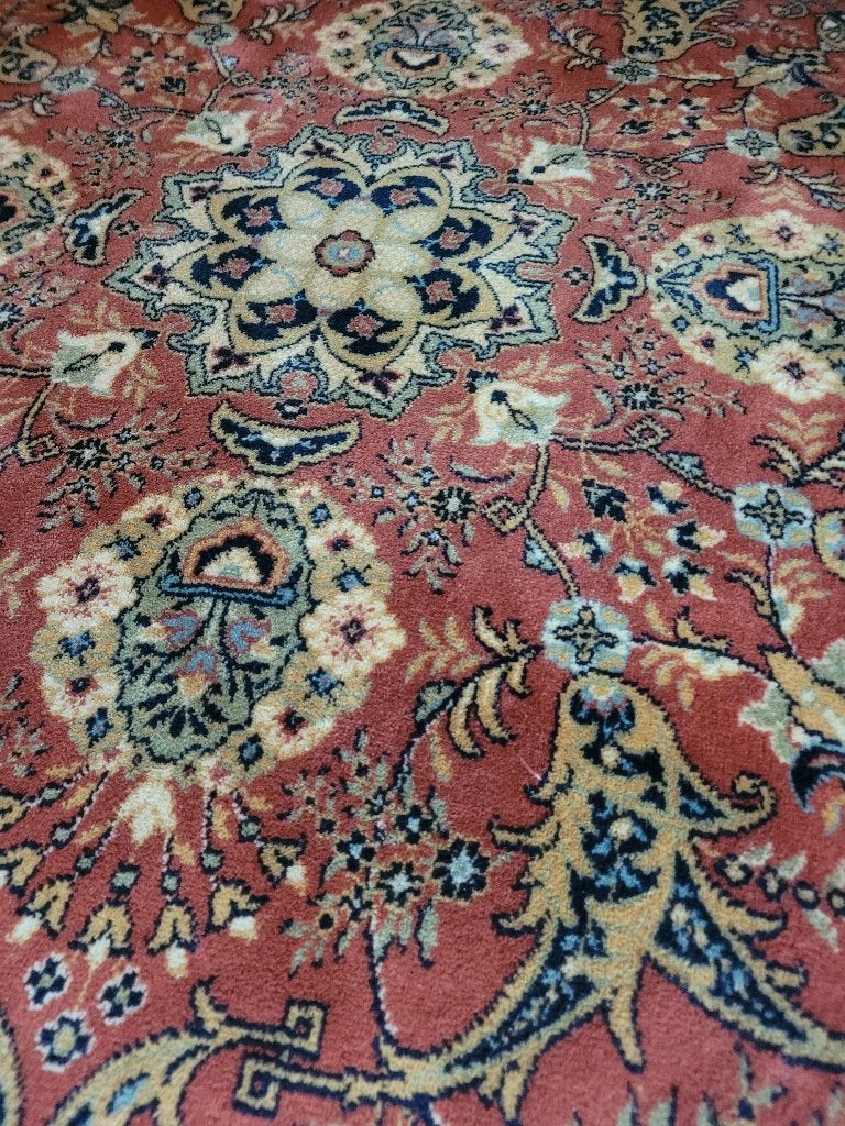 Tapis en laine véritable de 2 mètres et 2 cm, Maison & Meubles, Ancien, 200 cm ou plus, 200 cm ou plus, Rond