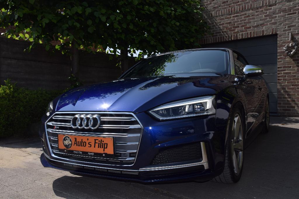 PRACHTIGE AUDI S5 ALS NIEUW SLECHTS 23.000KM!!!, Auto's, 2995 cc, Cabriolet, Blauw, https://public.car-pass.be/vhr/73850795-9370-4849-bb96-ec0b3c24bedb