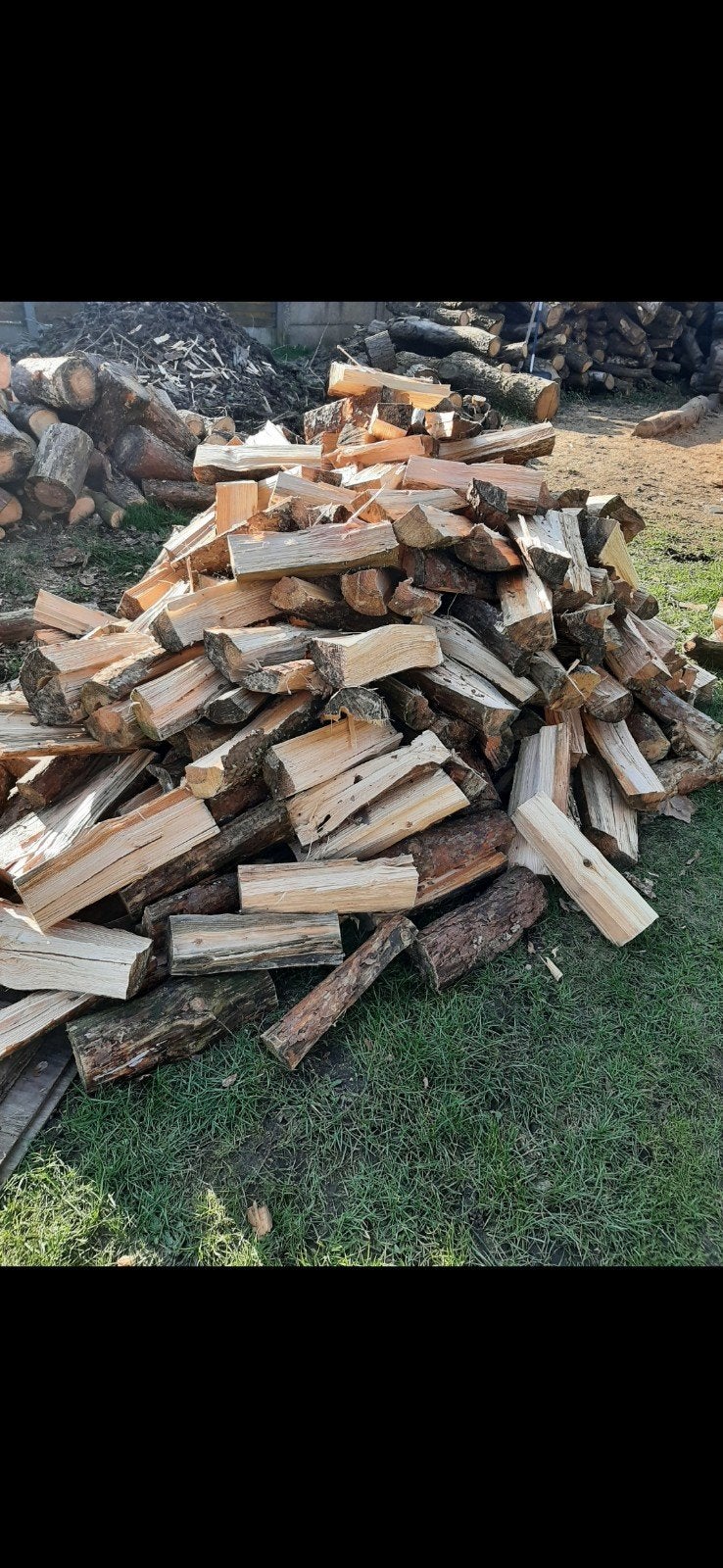 3 kuub sparrenhout, Ophalen