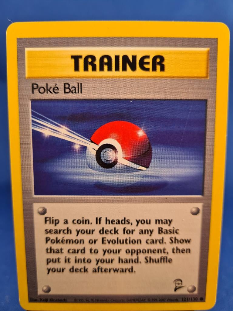 Poké Ball 121/130 - Base Set 2, Envoi, Utilisé