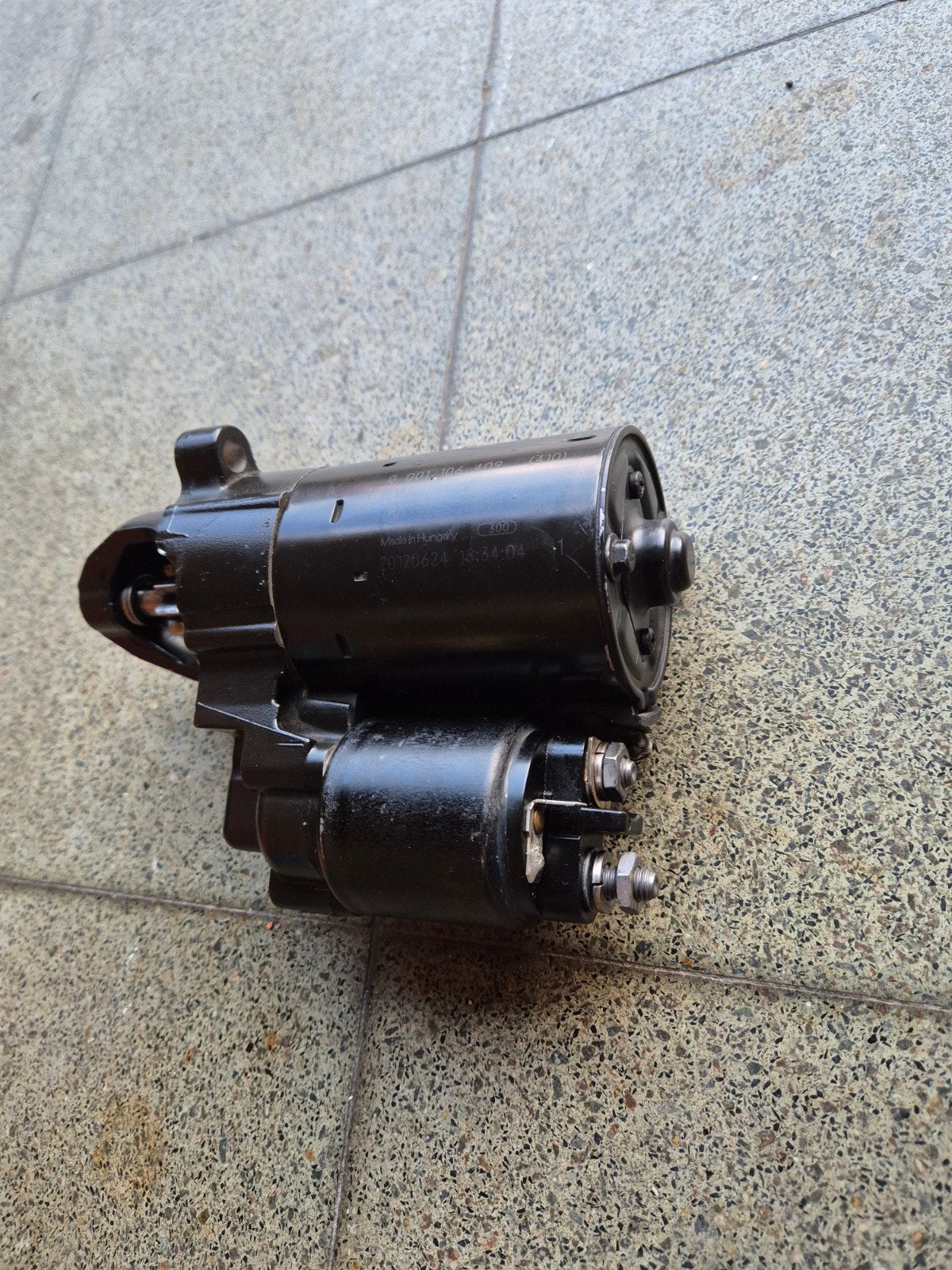 Starter van bmw r1200r, Ophalen