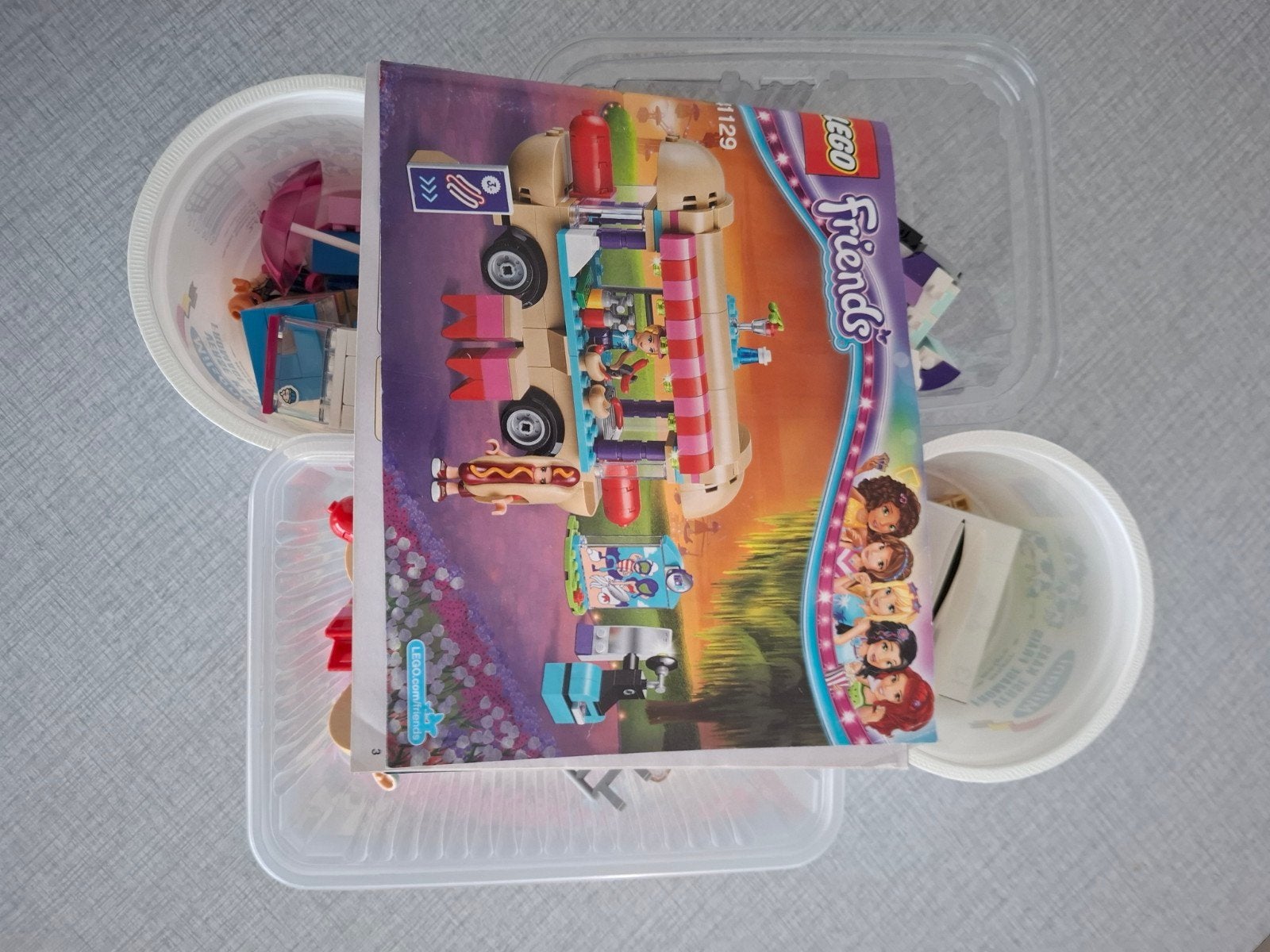lego hotdog dog kraam, Ophalen, Lego, Inclusief instructies, Zo goed als nieuw