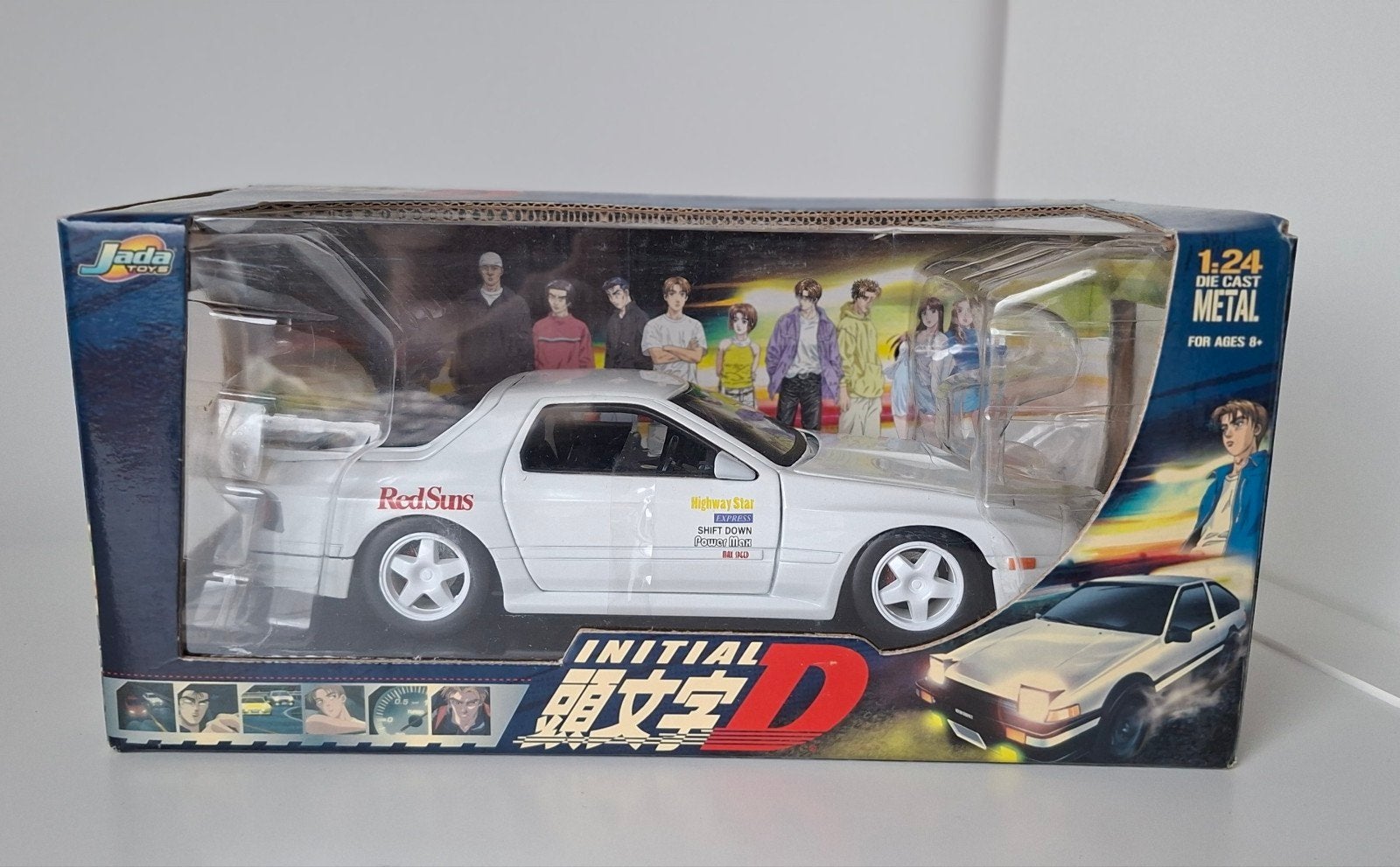 Mazda RX-7 Initial D, Ophalen of Verzenden, Zo goed als nieuw, Auto, Jada