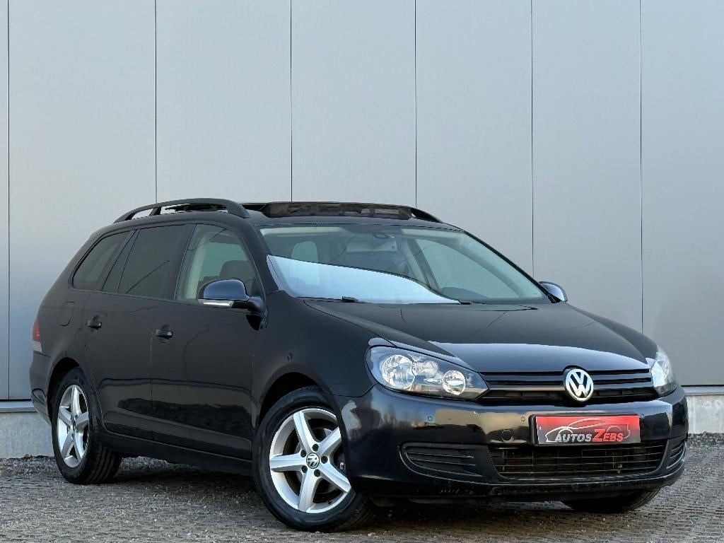 Volkswagen Golf 6 Variant 1.6TDi Pano Cruise ParkSensor Navi, Auto's, Voorwielaandrijving, Euro 5, Stof, 4 cilinders