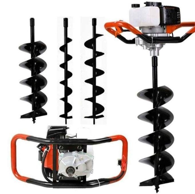 F-tools benzine grondboor (2tact) inclusief boren. Nieuw!!!, Enlèvement, Neuf, Essence, Ftools