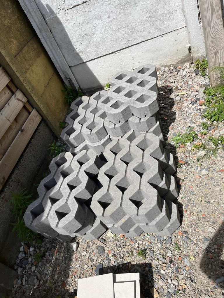 Grasdallen 60x40x10cm - 13stuks, Doe-het-zelf en Bouw, Ophalen, Nieuw, Minder dan 5 m², 20 tot 40 cm