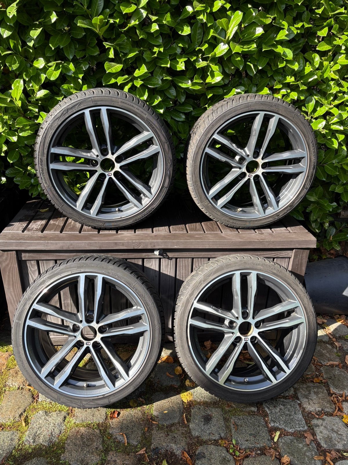 BMW 704M 19 inch M-velgen + Vredestein winterbanden F30/F36, Autos : Pièces & Accessoires, Pneus hiver, Pneu(s), 19 pouces, Enlèvement
