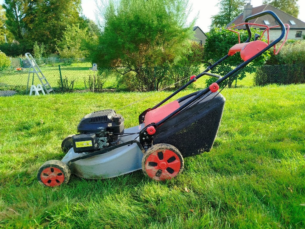 Getrokken thermische grasmaaier - Honda GCV 135-motor, Tuin en Terras, Ophalen, Gebruikt, Opvangbak