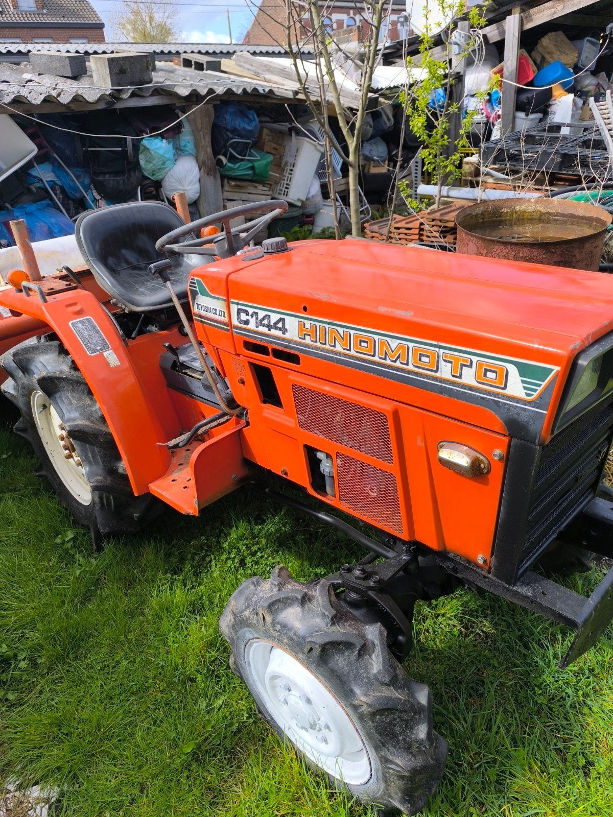 minitrekker 4x4 4x4 18 pk 4x4 met originele donkere helmstok, Zakelijke goederen, Gebruikt