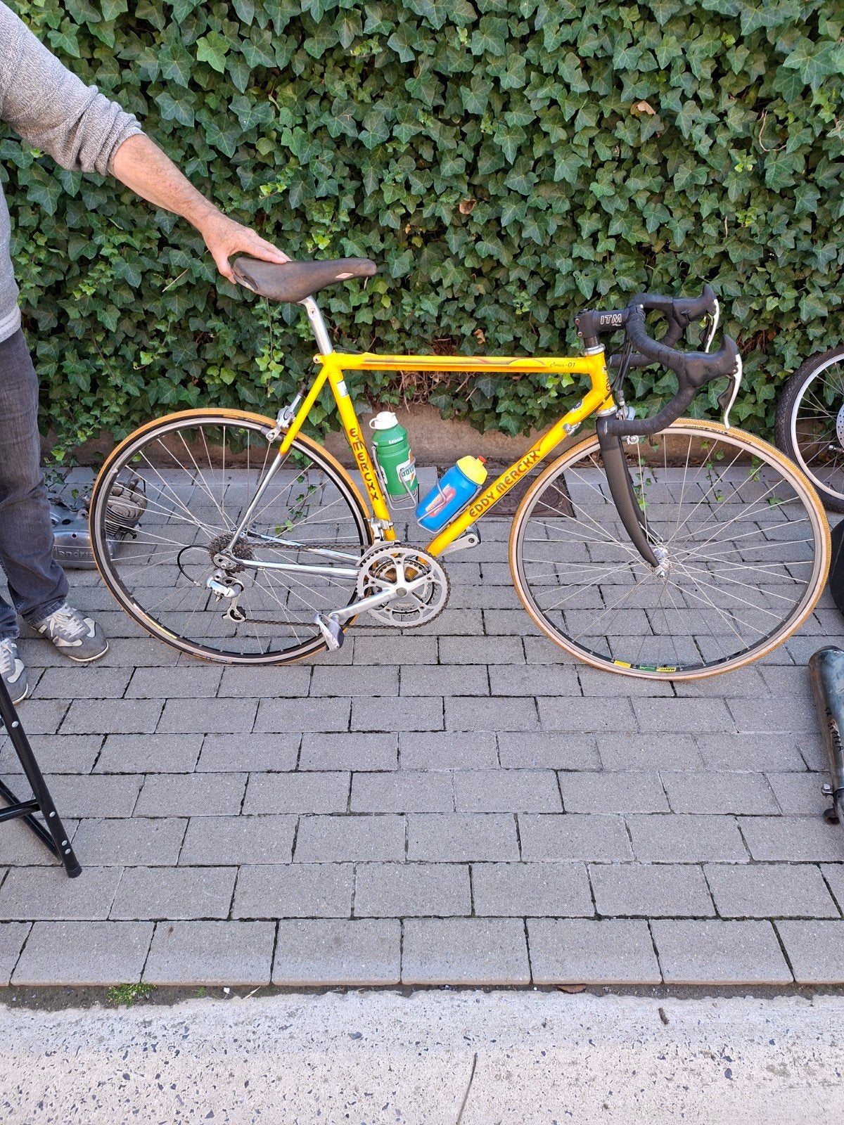 fiets Eddy Merckx, Ophalen