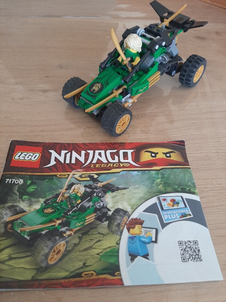 Lego Ninjago set 71700 Jungle Raider, Kinderen en Baby's, Lego, Ophalen of Verzenden, Zo goed als nieuw, Inclusief instructies