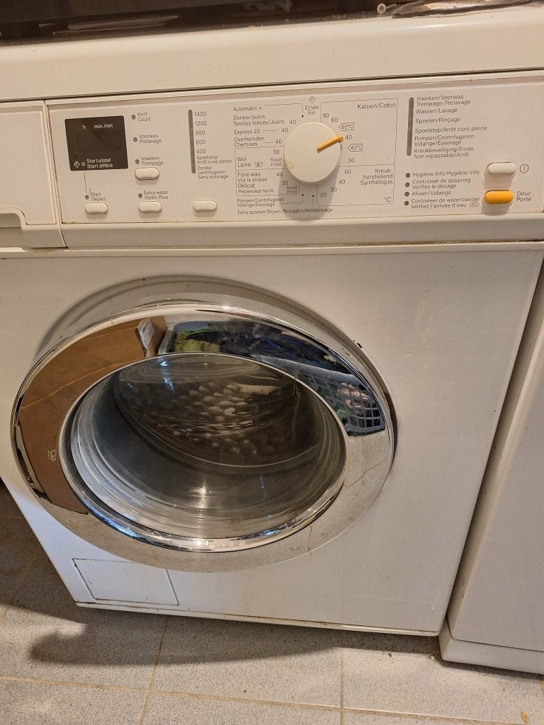 machine à laver, Enlèvement