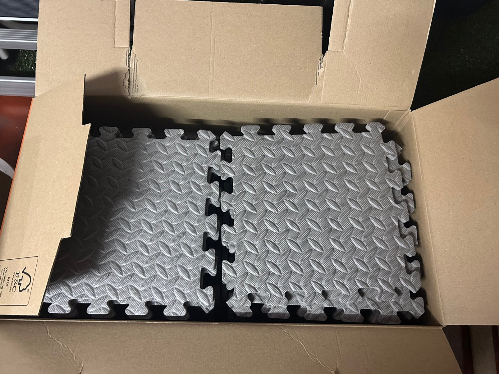 Schuimtegels 26 cm x 26 cm, Doe-het-zelf en Bouw, Tegels, Ophalen, Overige materialen, Gebruikt, 20 tot 40 cm