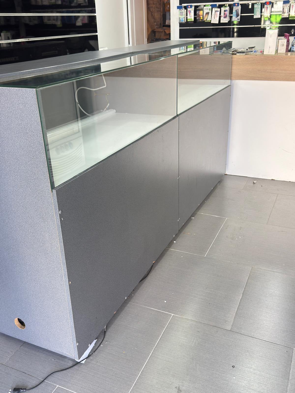 Comptoir vitrine pour magasin, Articles professionnels, Enlèvement, Utilisé, Autres types