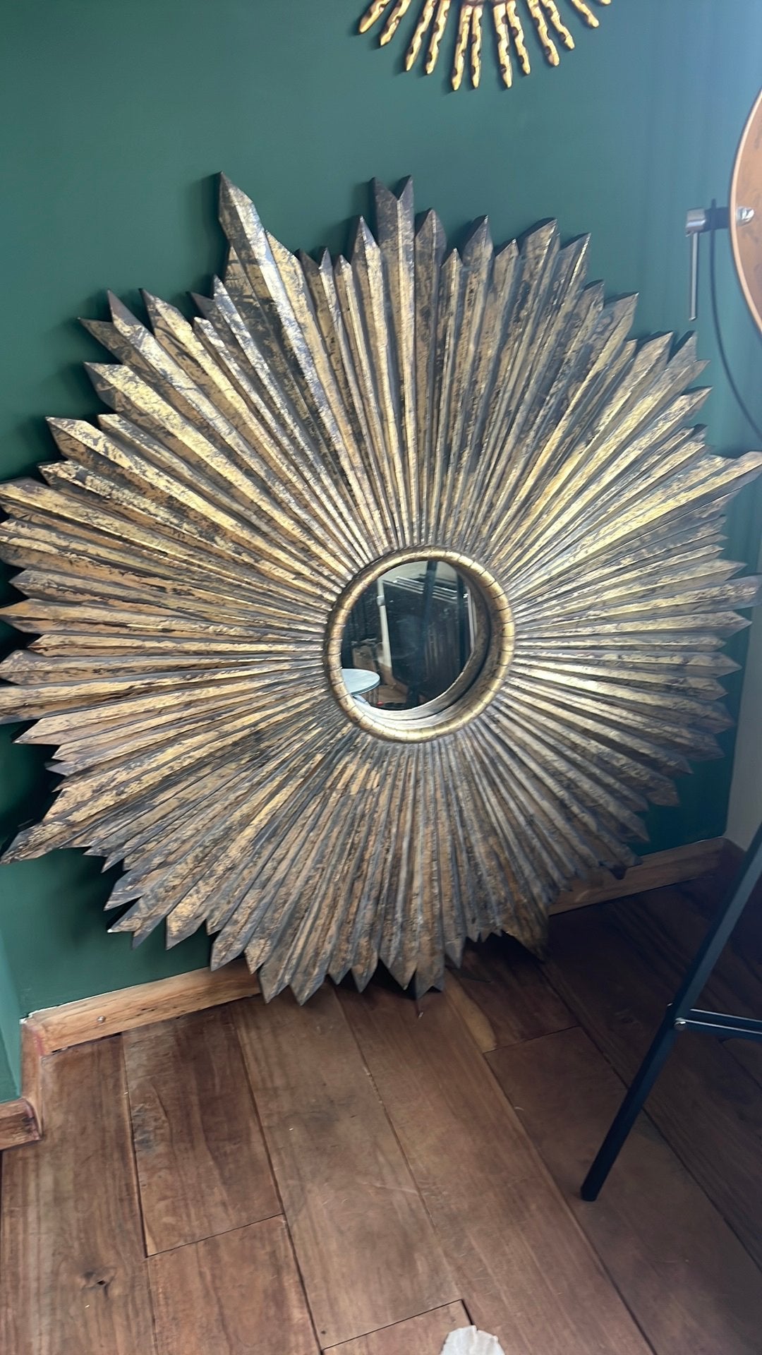 Grote zonnespiegel, Antiek en Kunst, Ophalen