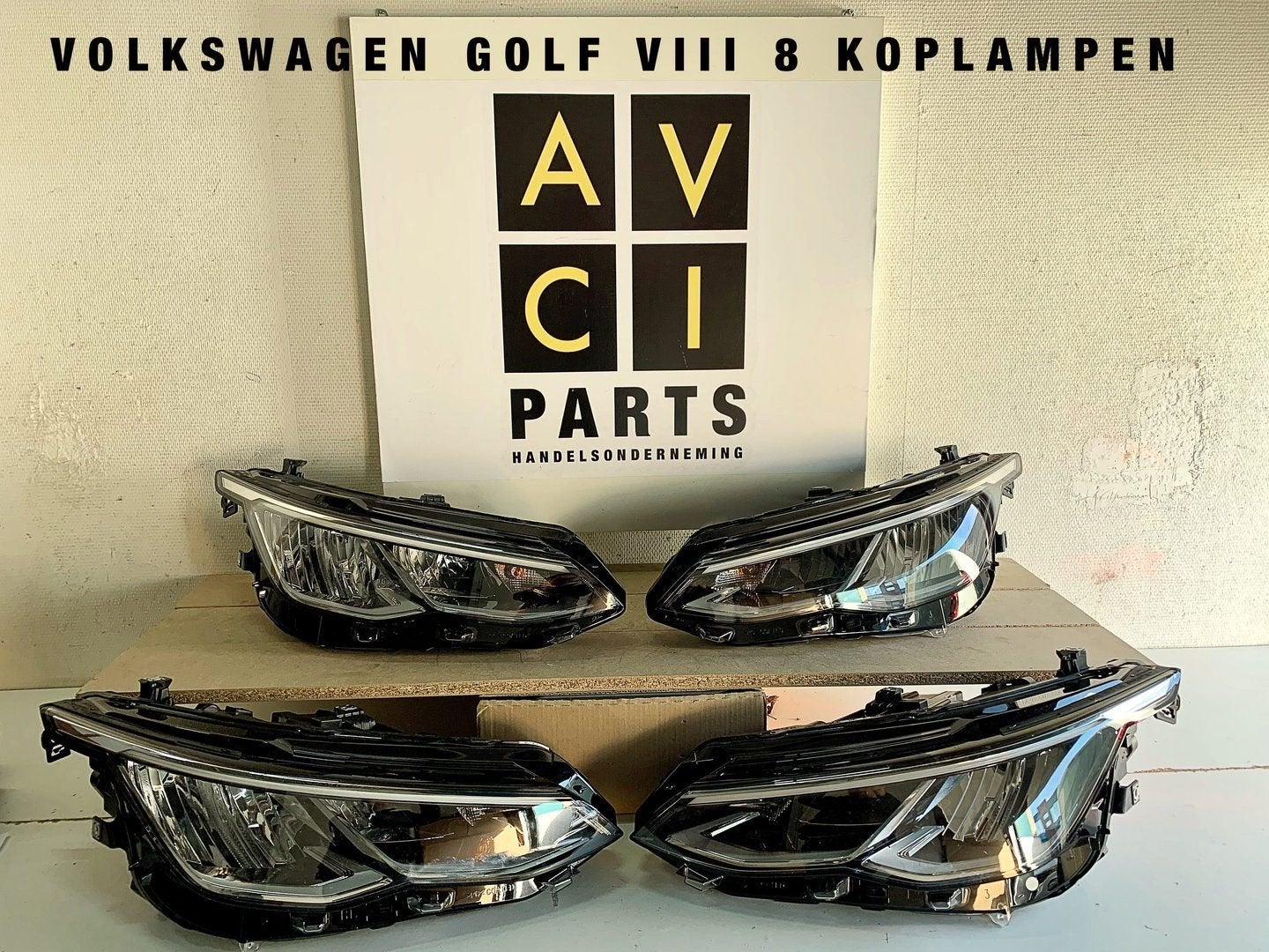 Koplampen Set VW Golf 8 VIII 006 005 029 030 2020-, Gebruikt, -, Volkswagen, -