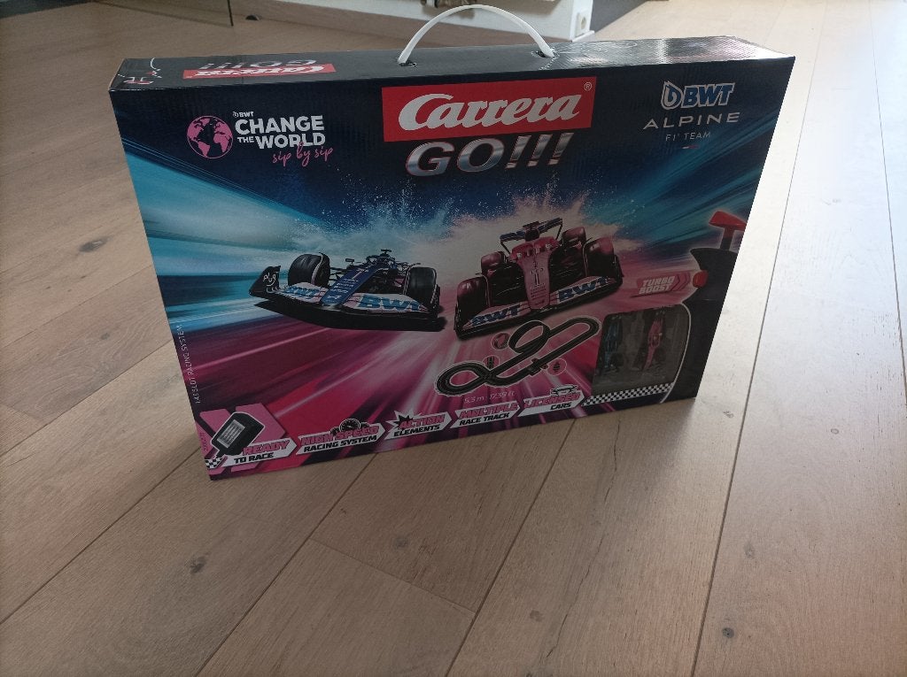 Formule 1 Alpine Carrera elektrisch circuit, Ophalen, Racebaan, Carrera, Nieuw