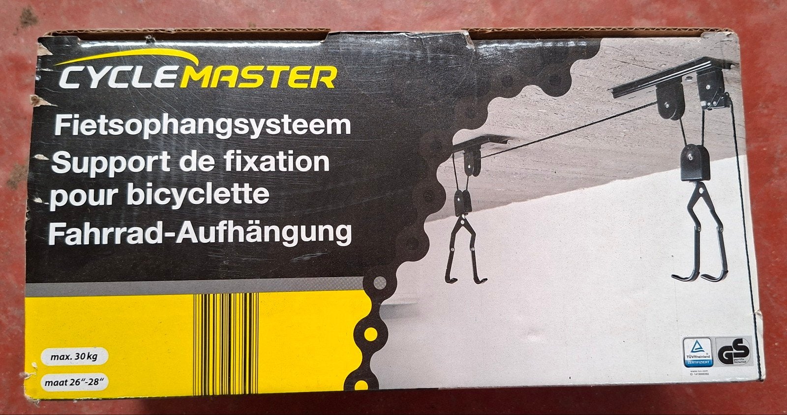 Fietsophangsysteem, Enlèvement