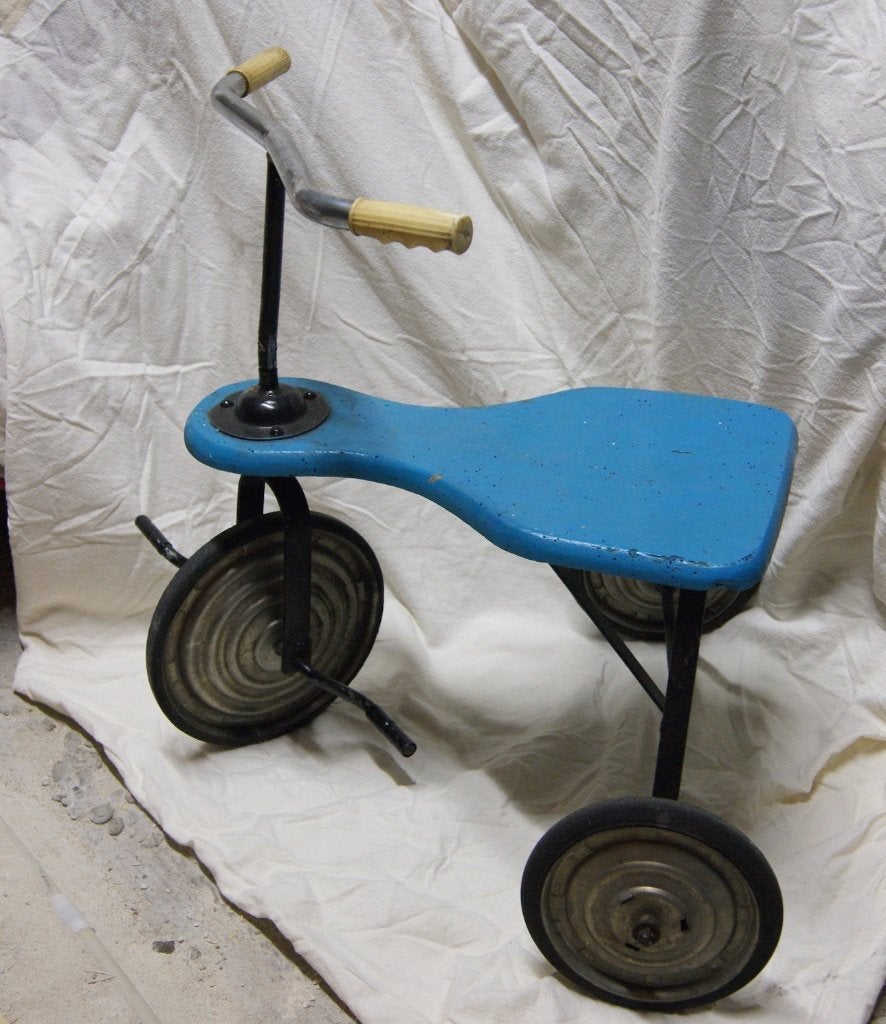 Vintage driewieler voor dakrek / oldtimer decoratie, Fietsen en Brommers, Ophalen, Gebruikt