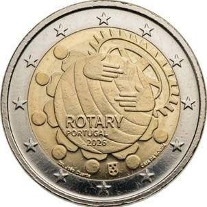 Portugal 2 Euro cc 2026, Timbres & Monnaies, Monnaies | Europe | Monnaies euro, Envoi, Portugal, 2 euros, Monnaie en vrac