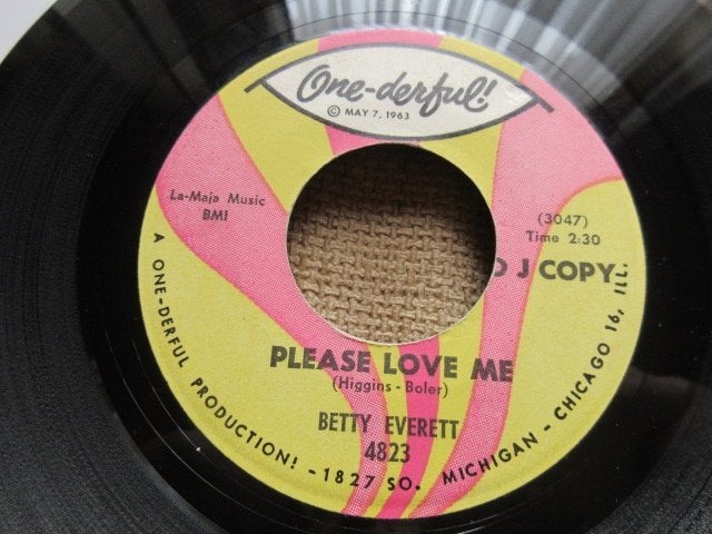 Betty Everett - Please Love Me	/ I'll Be There    DJ copy, Gebruikt, 7 inch, Originele persing, Ophalen of Verzenden