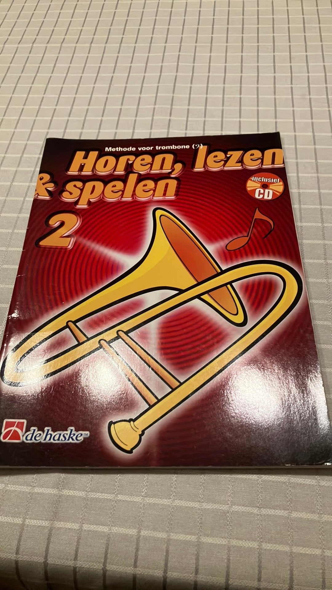 Trombone boek deel 2, Musique & Instruments, Enlèvement, Comme neuf, Trombone