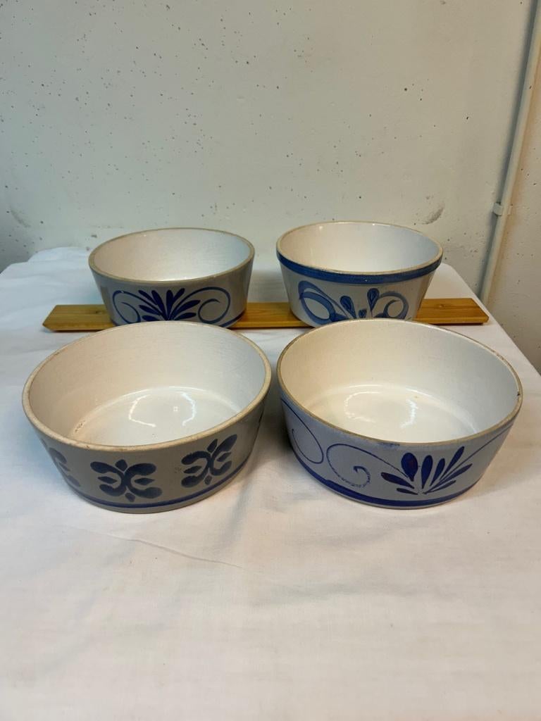 4 antieke boterpotten, Ophalen
